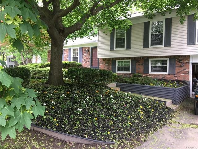 New Flowers and freshly painted retaining wall