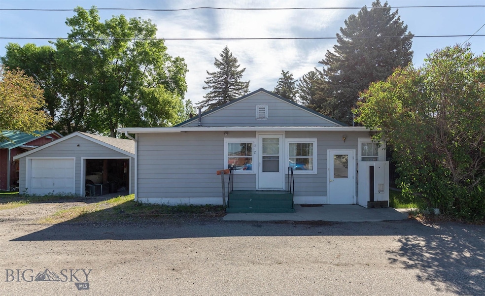 Rear of the house