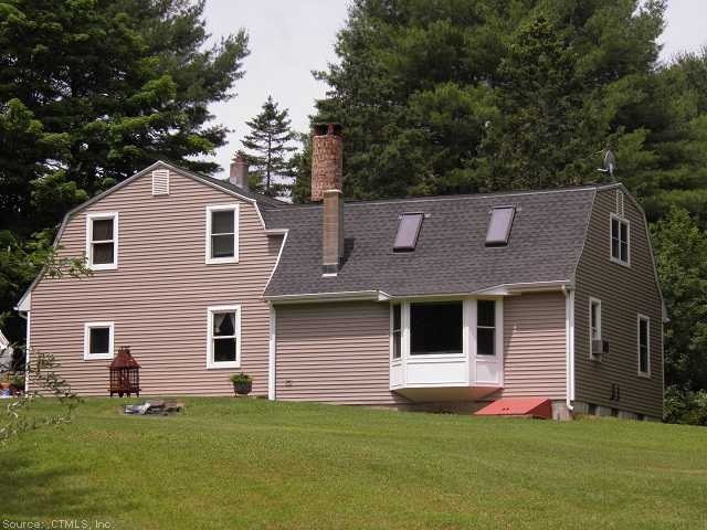 Exterior Back. Back view of the house.