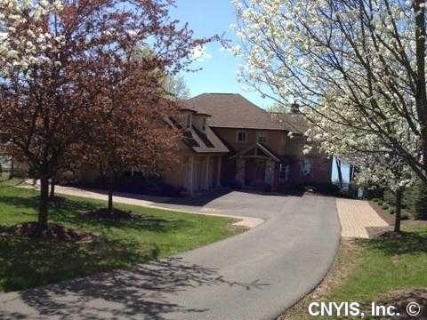 Exterior Front. Front of house with 2 car garage w