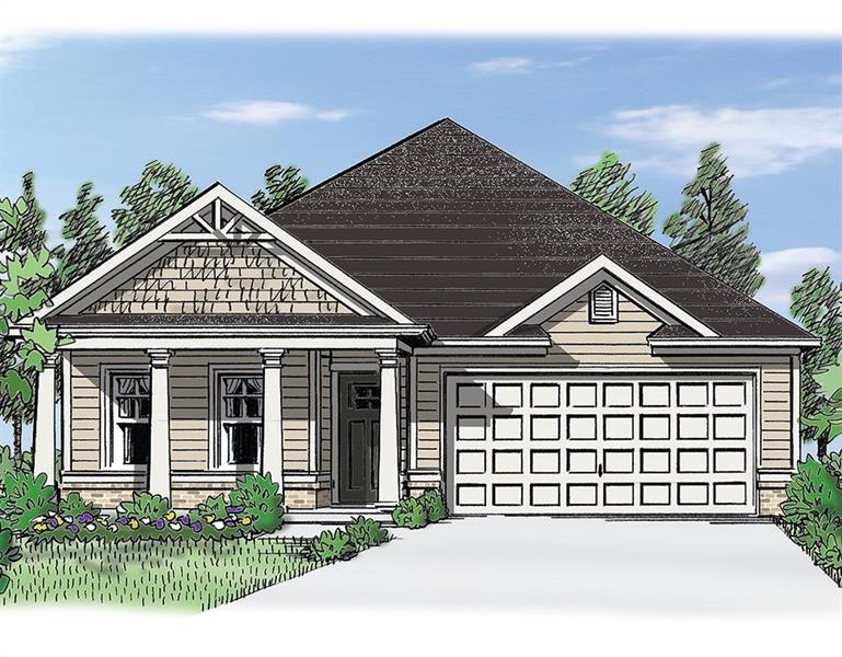 The ASHTON- 2 Bedroom | 2 bath Ranch Home with Scr