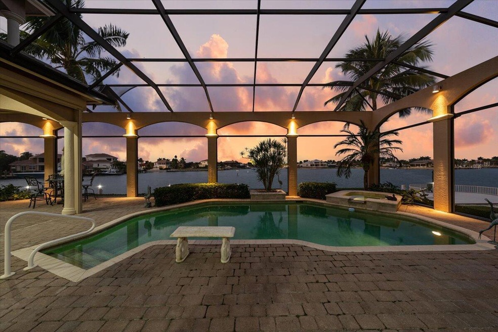 Lanai with pool