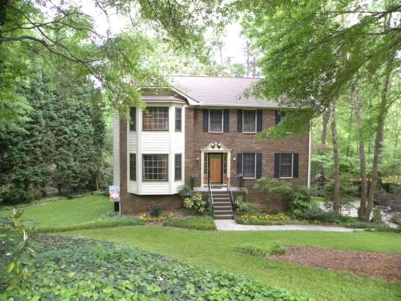 Exterior Front. Beautiful wooded setting for this 