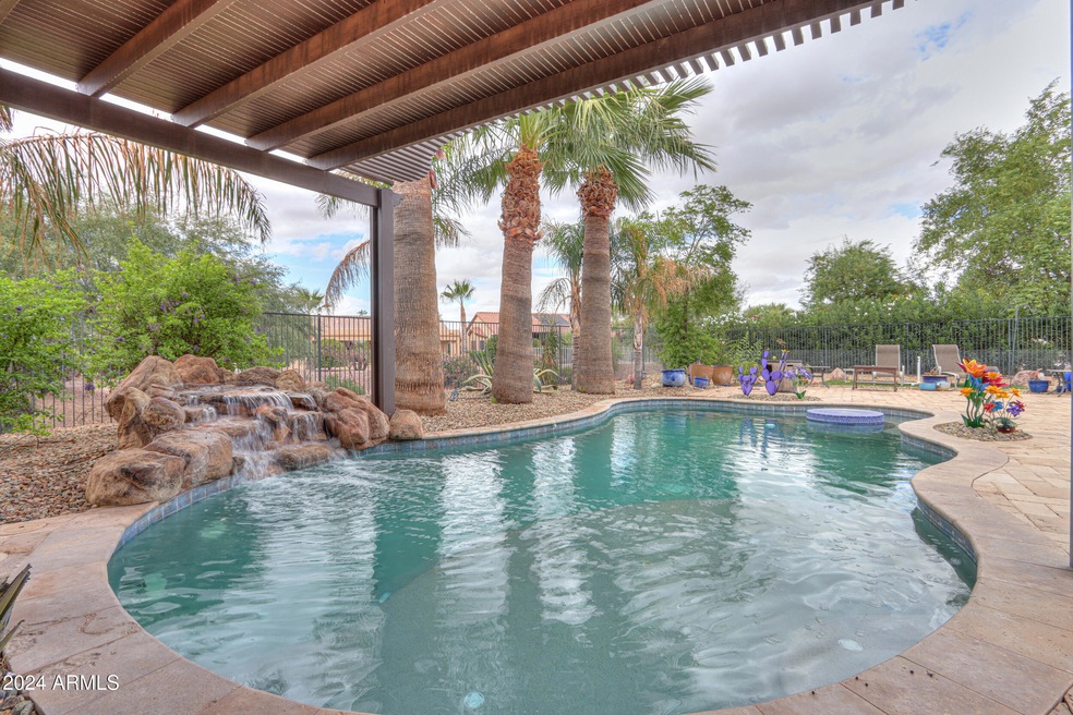 Resort backyard