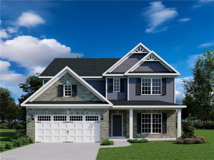 Rendering of home under construction.