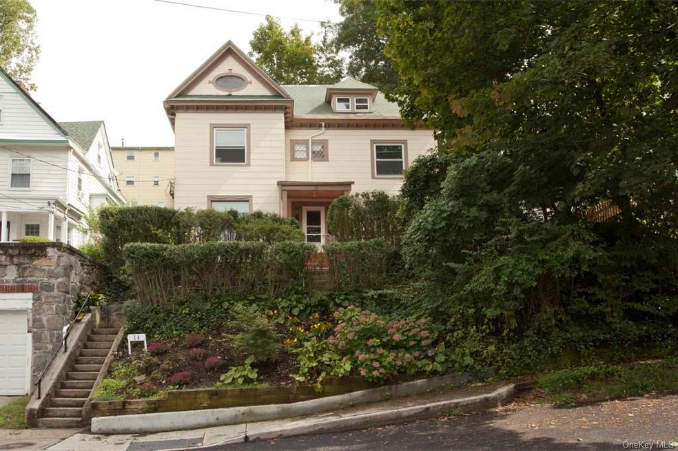 Front facing The Hudson River and Palisades