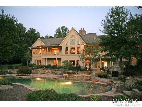 Exterior Back at Dusk