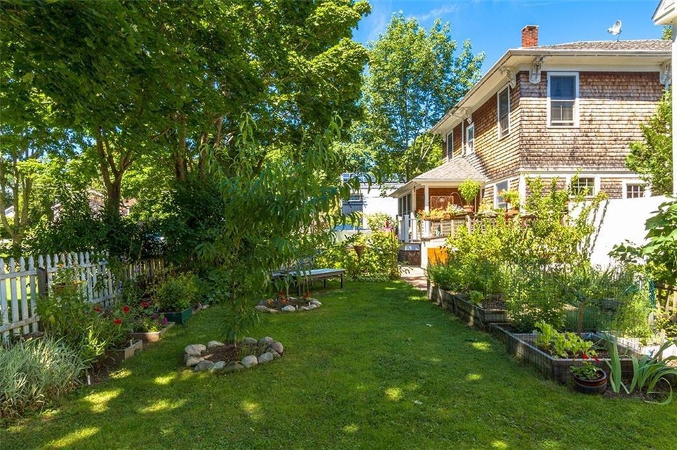 Exterior from landscaped yard