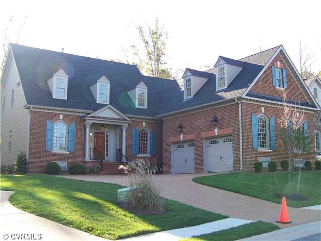 Exterior Front - Brick veneer on front elevation w