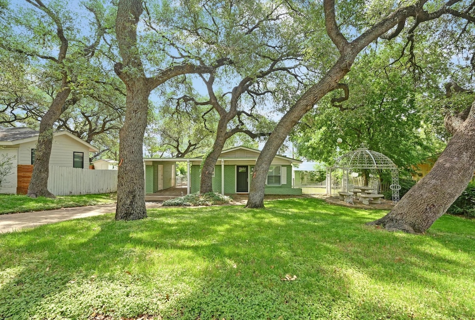 Mid-century home with a gazebo