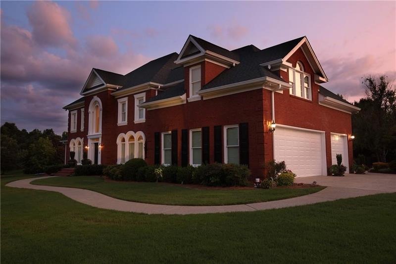 Front View of Home at Dusk
