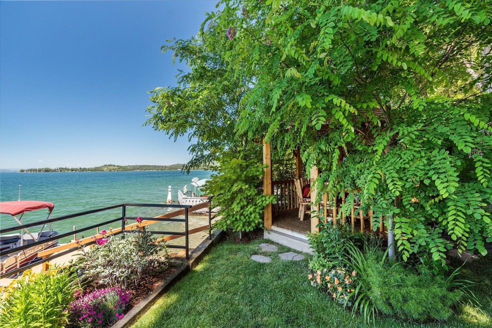 Lush landscaping