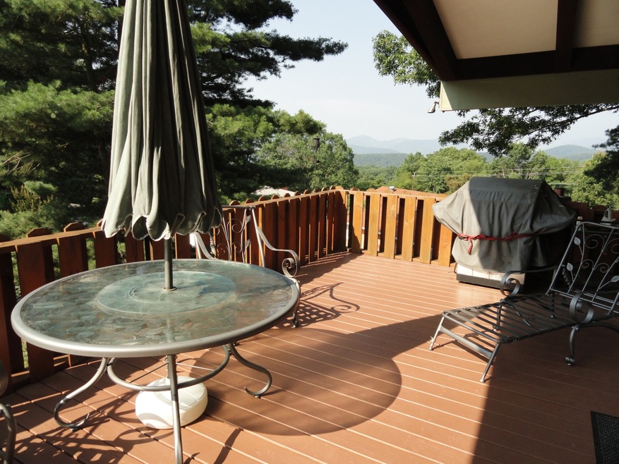Deck with Mountain Views