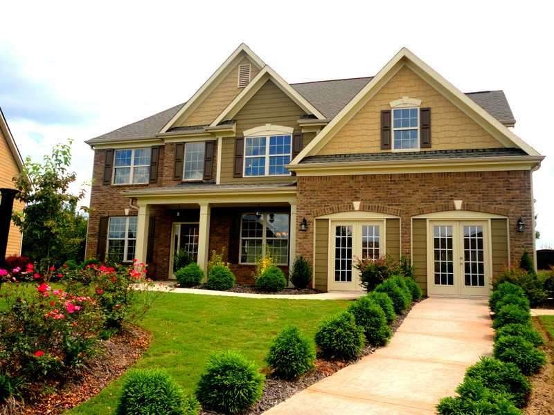 Exterior Front. Model home
