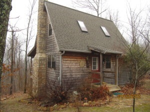 front view of cabin