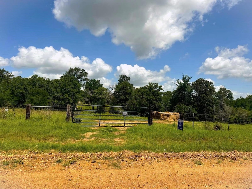 View of yard with a rural view
