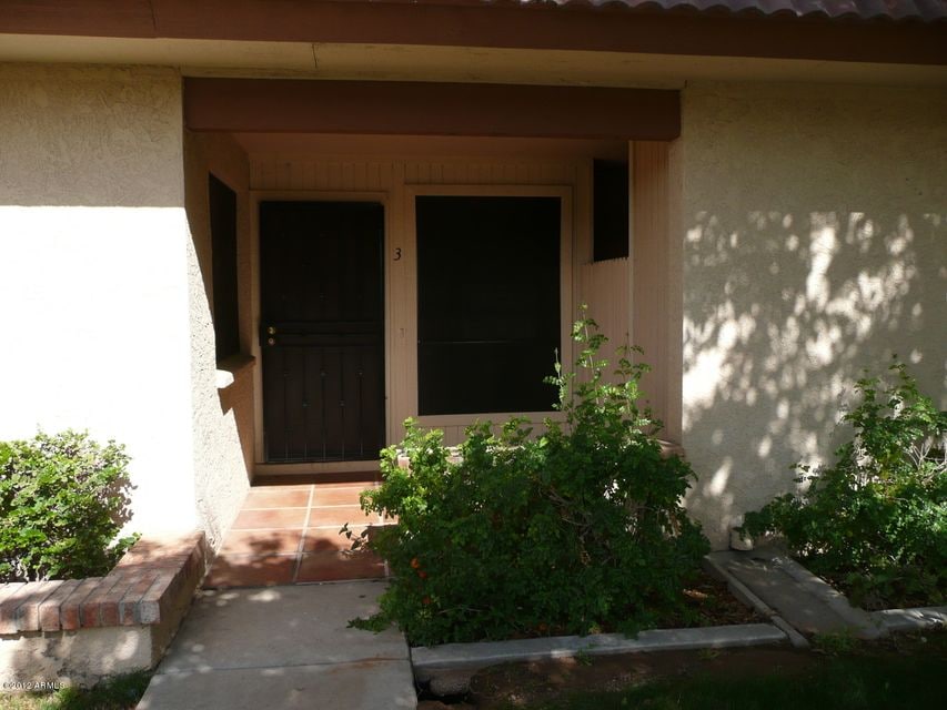front of townhouse