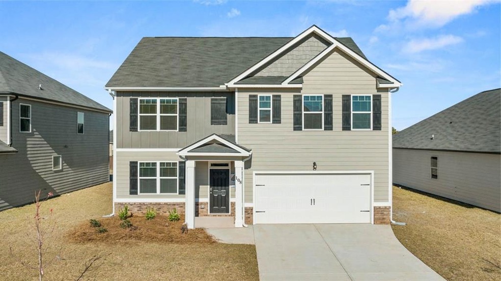 Craftsman inspired home with a garage