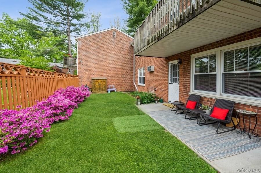 Private Yard and patio