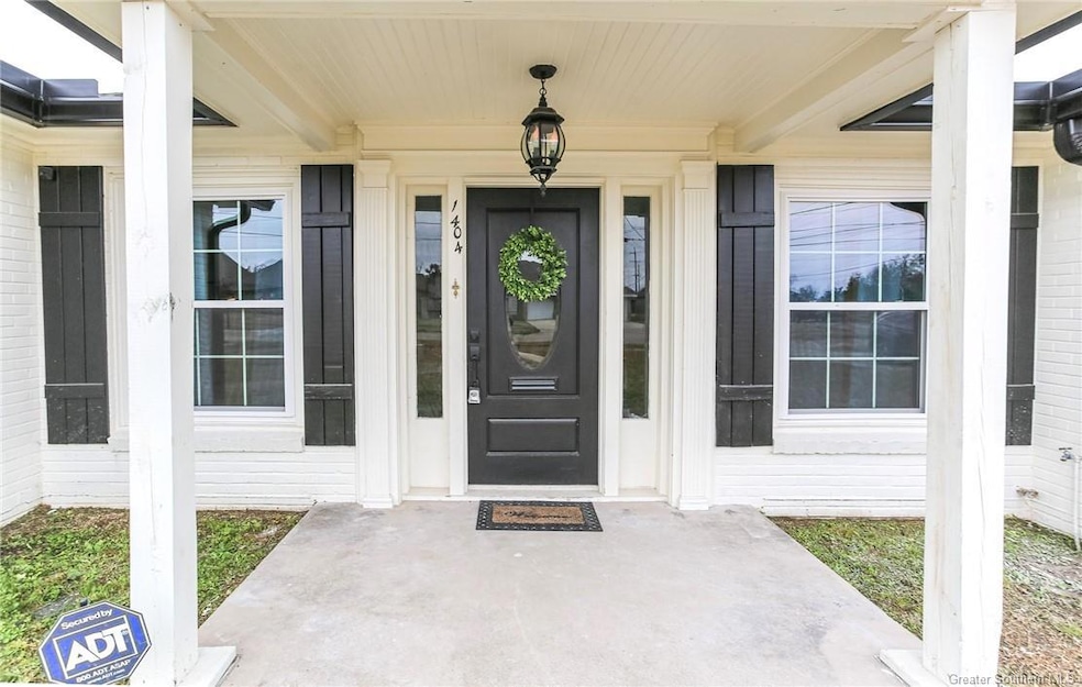 Welcoming front porch