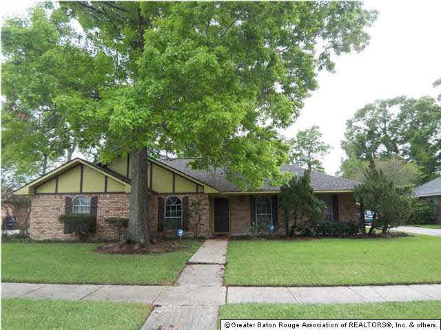 Nice curb appeal....shade trees...landscape is a p