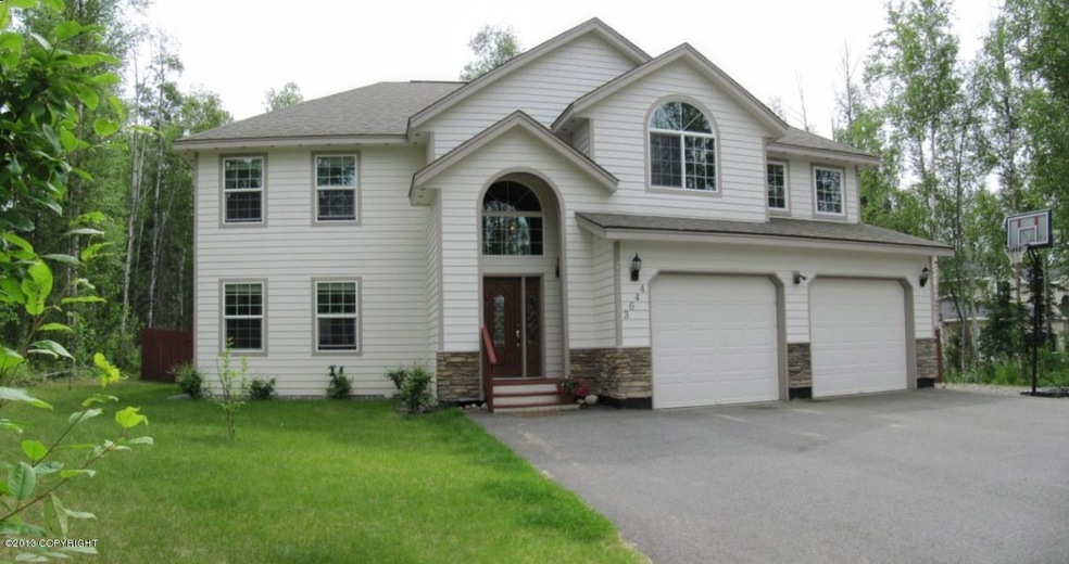 Front of home, dramatic and elegant