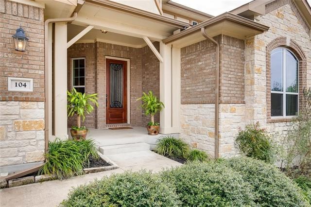 Inviting entry welcomes you and your guests.