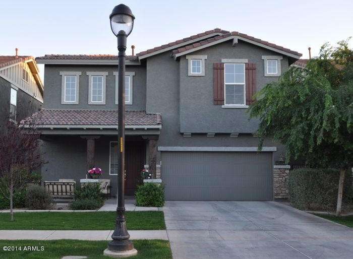 Front Elevation 4 bed home Gilbert AZ