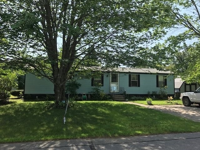 Situated on a nice level lot this home boasts a new roof and easy to maintain vinyl siding and shutters.