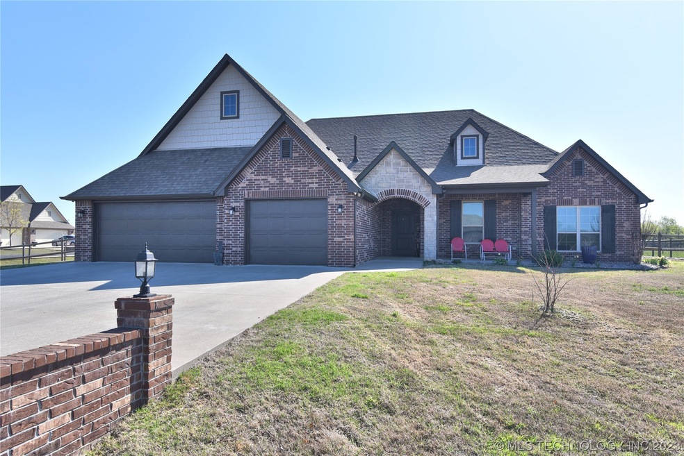 Over half acre corner lot