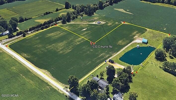AERIAL 1030 E HUME RD.