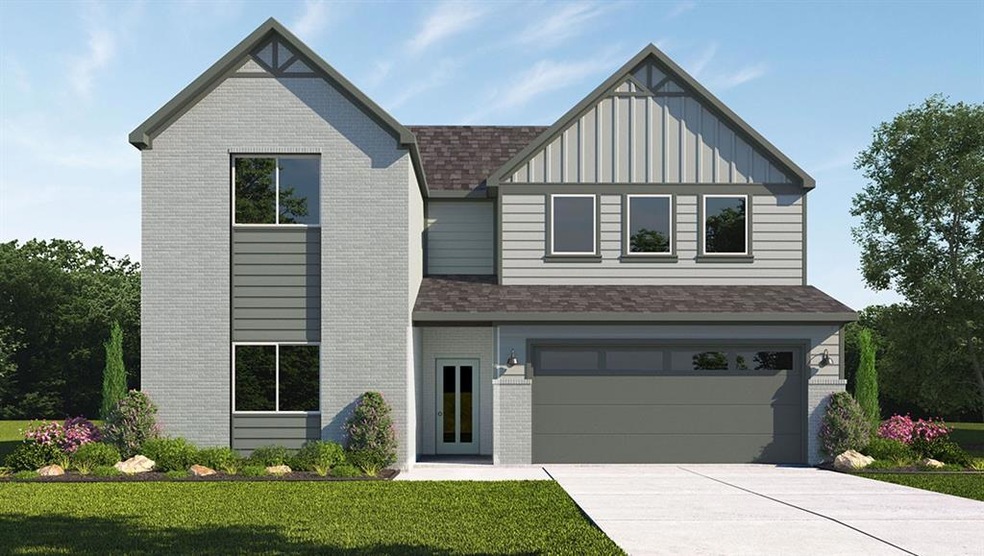 D.R. Horton's Owl Floorplan Elevation G. All photos shown here may not depict the specified home & features included are for illustration purposes only