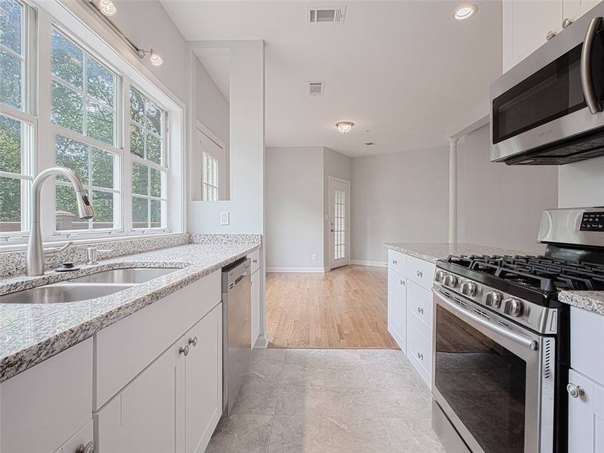 Kitchen with new appliances