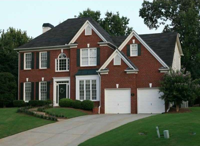 Exterior Front. Nice full brick-front curb appeal