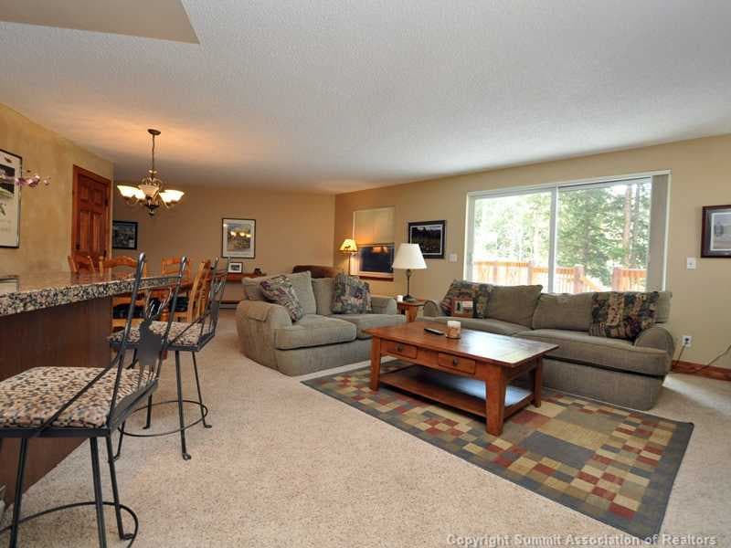 Living Room. Very open, light and bright w/ access