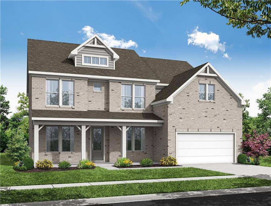Lot 7 has 3 car garage and is 3 side brick