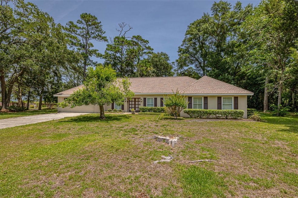 Front Elevation: large side yard to the right of t