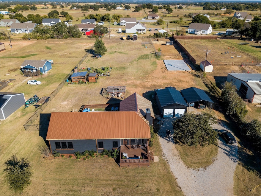 Welcome to your new home on 2.28 acres in Twin Lakes in Boyd Texas