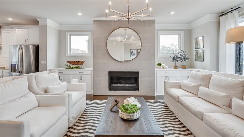 Photos are of model home with similar floorplan. F