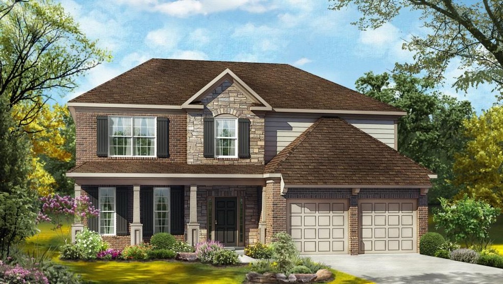 Color Rendering of Plan & Elevation.