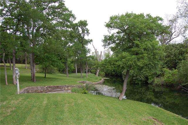 Creek with pic-nic area.