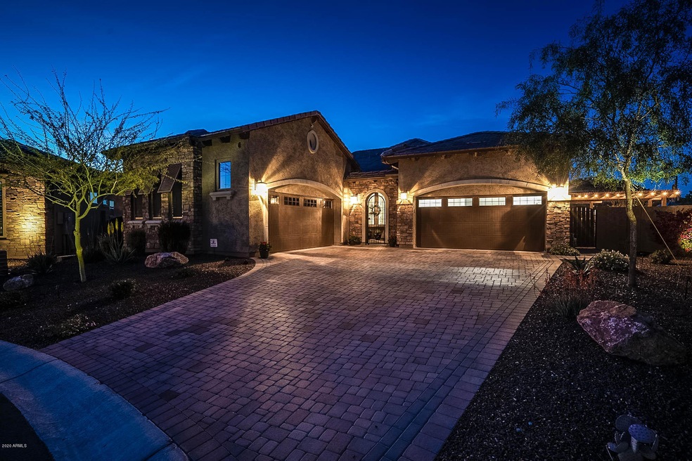 Front Elevation at Twilight