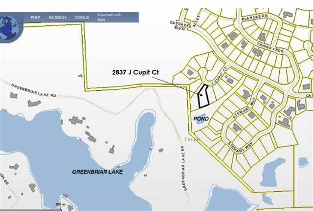 SCAD Map showing Pond and Lake view areas