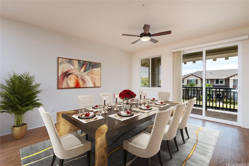 Main level Dining & Living area. (Virtually staged