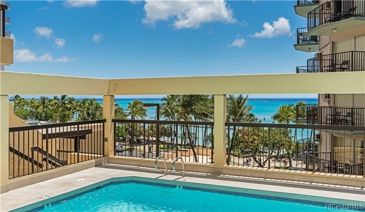 You can almost reach out and touch the ocean from