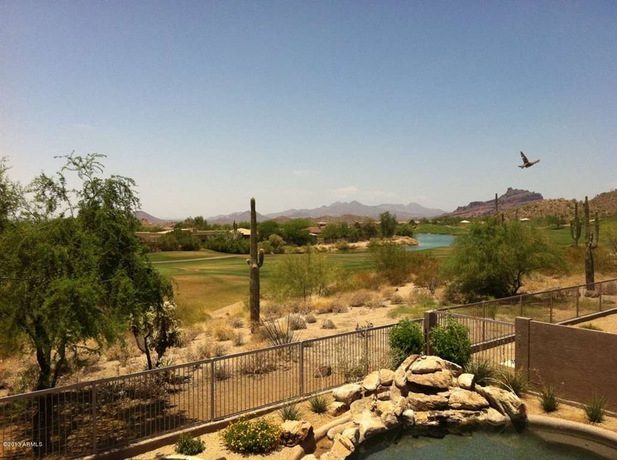 View off the master balcony