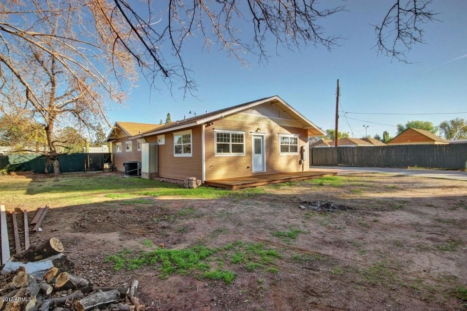 Back of home, plenty of room