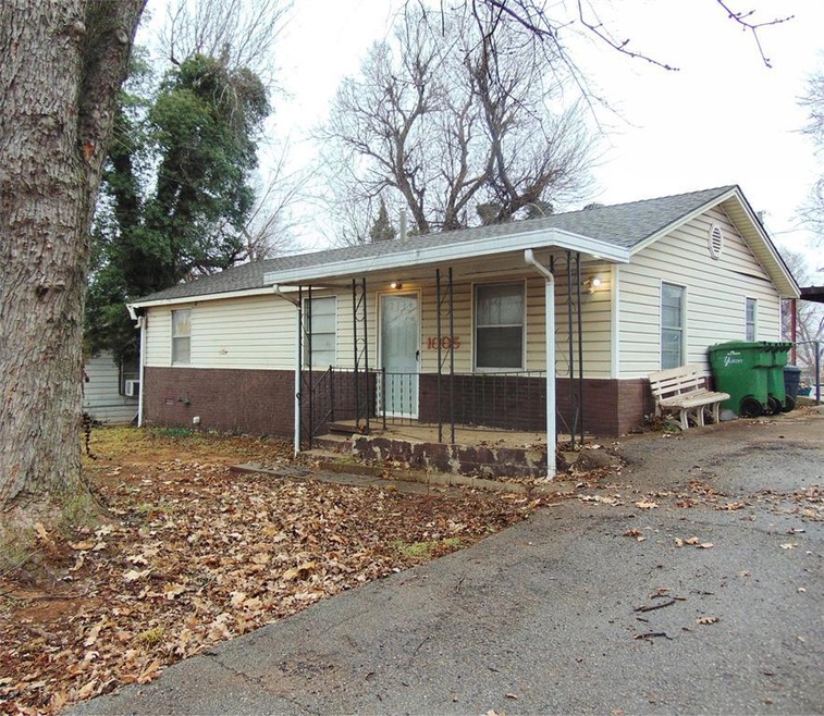 View of front of home with a porch