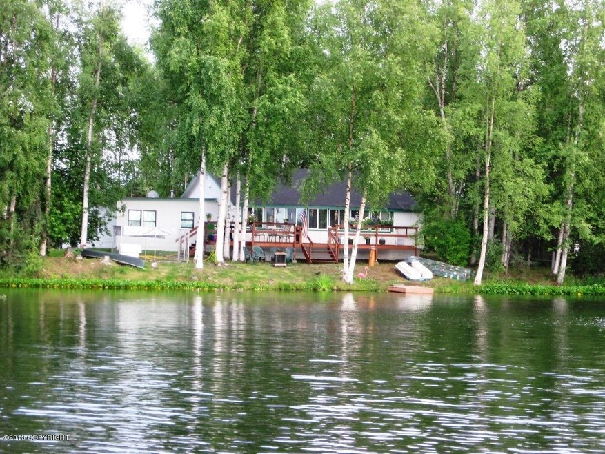 Exterior from lake