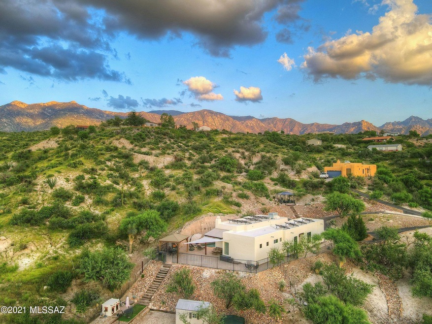 Aerial View with Mountain Views
